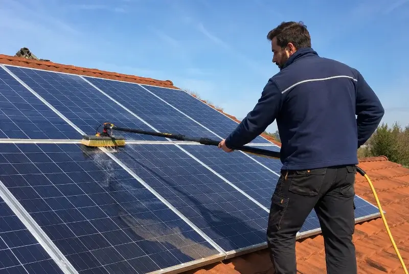 Nettoyage et entretien de panneaux solaires à Brouzet-lès-Alès